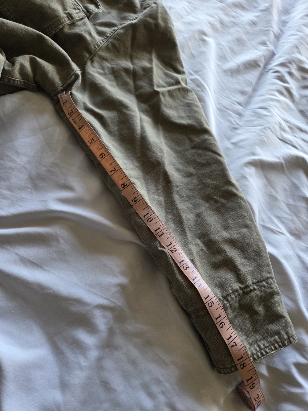 GAP | Vintage Out Of Door Olive Field Jacket with Brown Leather Collar - Picture 9 of 9